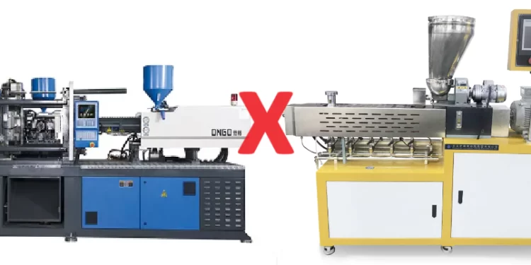 diferenças e semelhanças extrusoras e injetoras de plástico