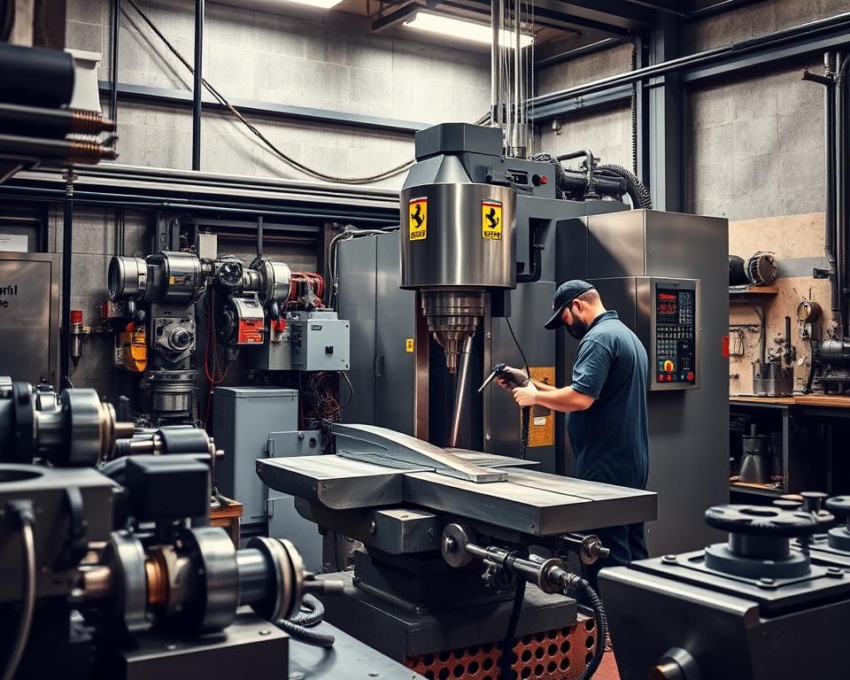 Aplicações de fresadoras em metalurgia