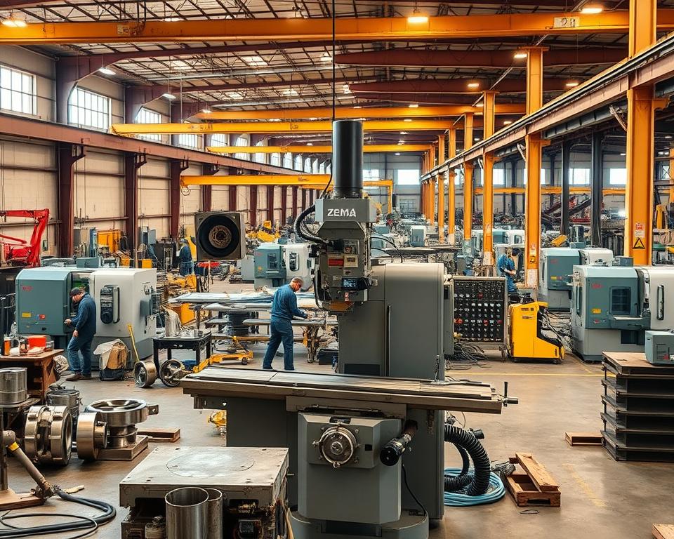 Aplicações industriais da Fresadora Zema