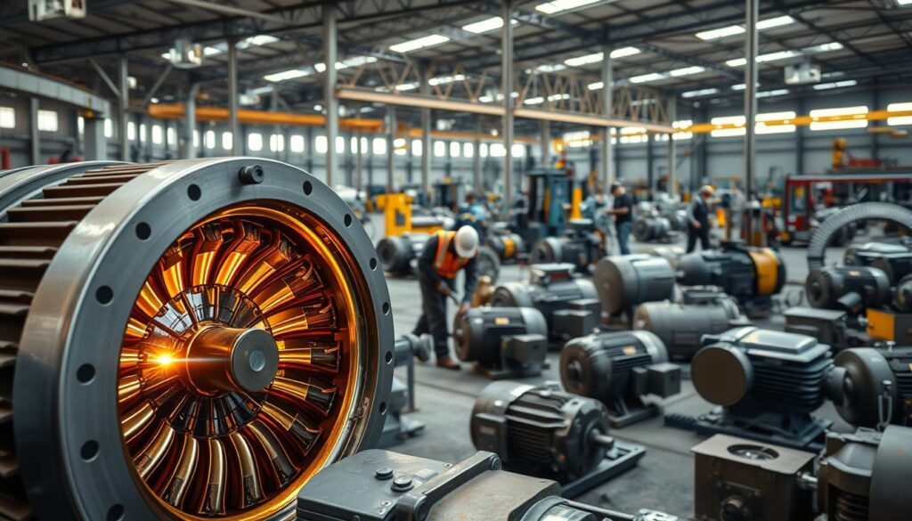 Aplicações industriais de motores elétricos de indução