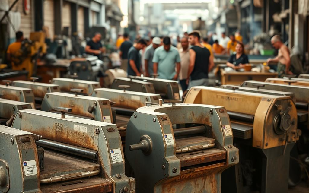 Dobradeiras usadas à venda no Brasil