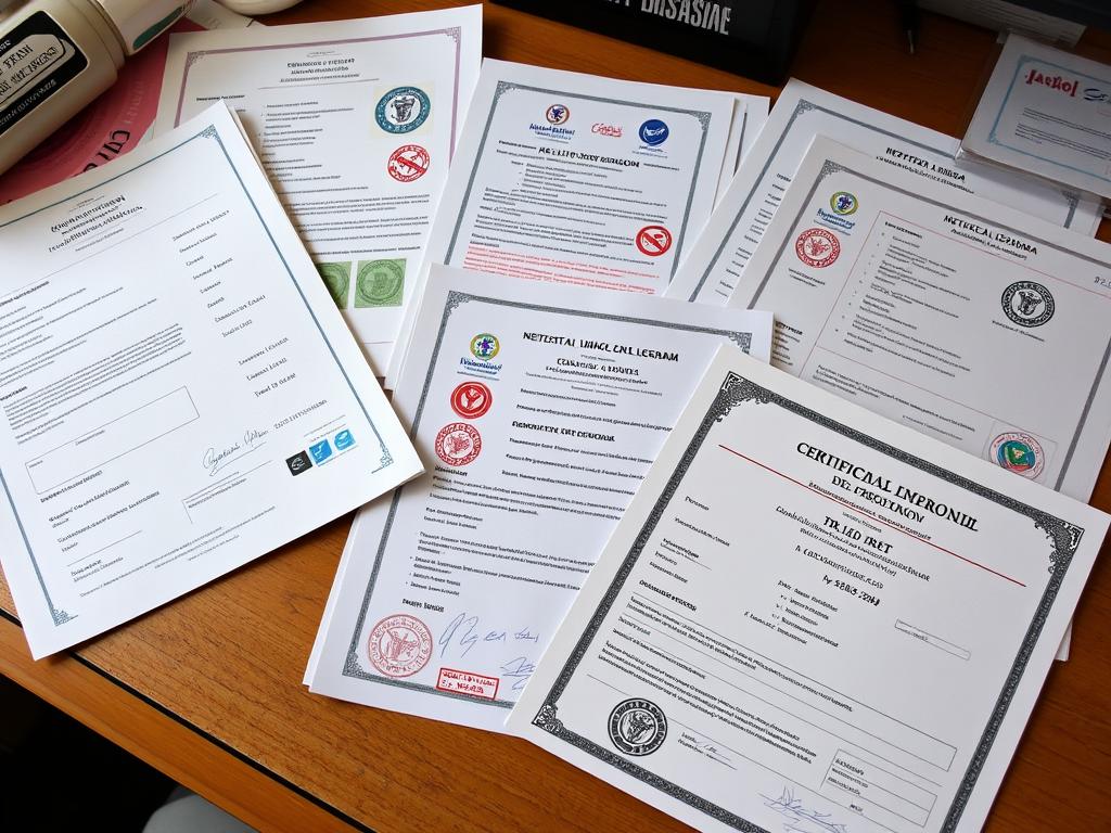 Documentos e licenças necessários para abrir uma sorveteria, mostrando papéis organizados em uma mesa Documentos e licenças necessários para abrir uma sorveteria, mostrando papéis organizados em uma mesa