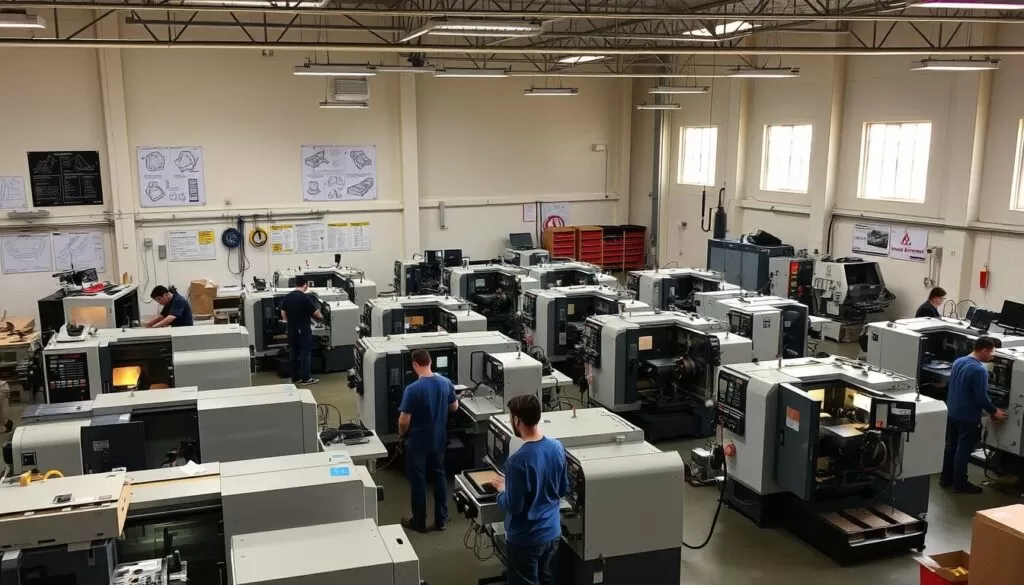 Fresadoras em escolas técnicas