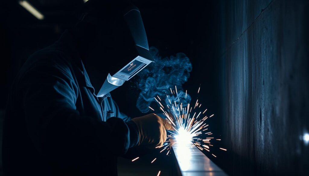 Segurança na soldagem em ambientes úmidos
