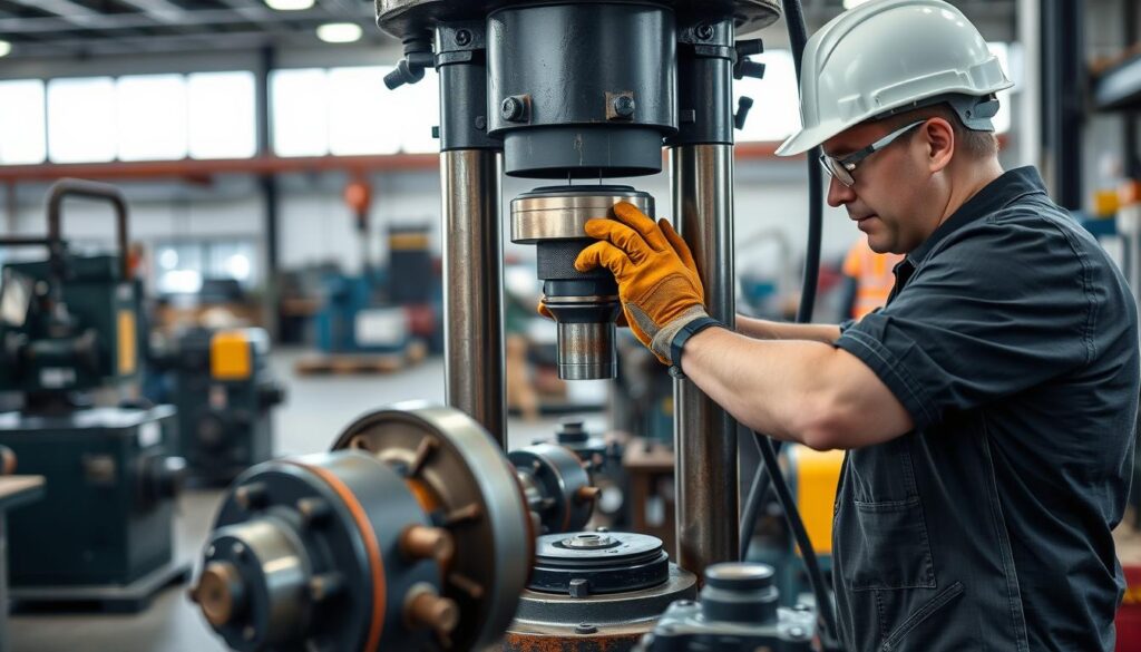 Segurança no trabalho com prensas excêntricas