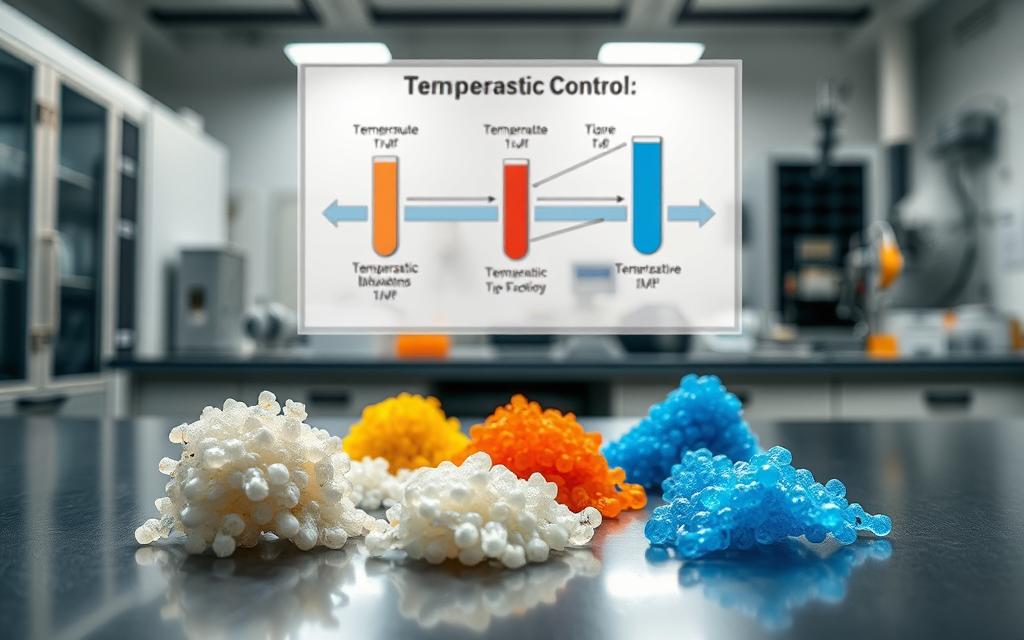 ajustes de temperatura para polímeros termoplásticos