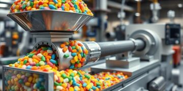 alimentação extrusora
