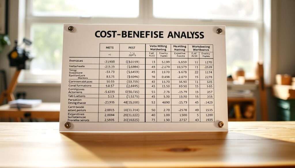 análise de custo-benefício