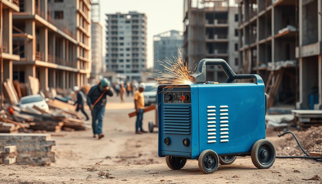 aplicações de máquinas de solda portáteis