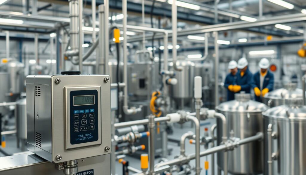 aplicações industriais da bomba dosadora