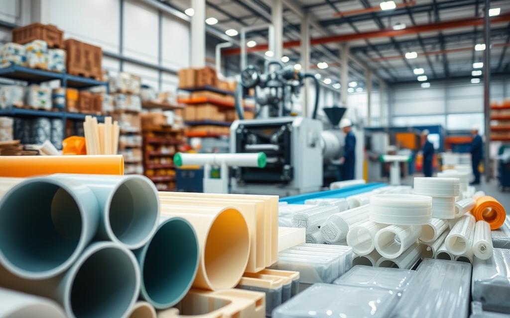 aplicações industriais da extrusora plástico rígido