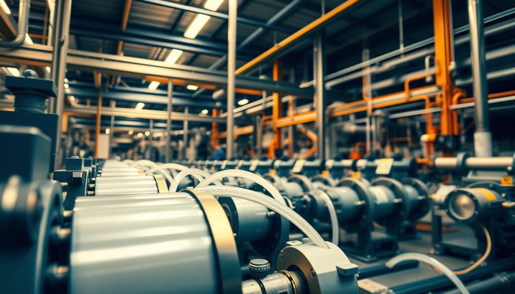 aplicações industriais de bombas peristálticas