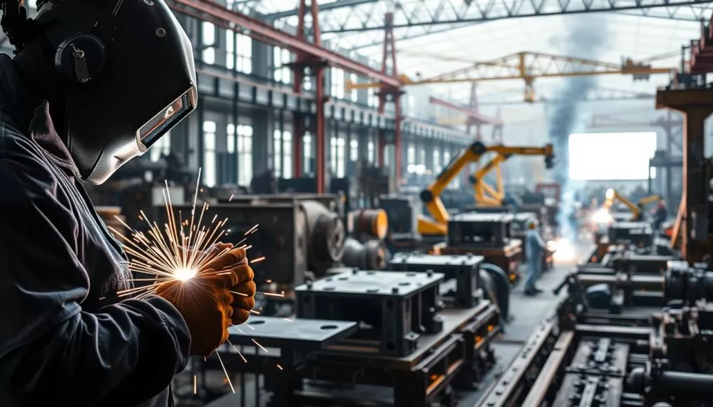 aplicações industriais de máquinas de solda inversora