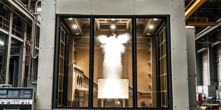 cabine de jateamento