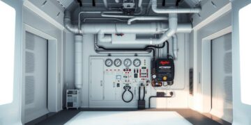 cabine de pintura pressurizada