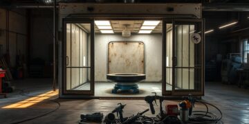 cabine de pintura usada