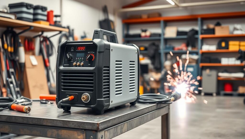 características máquina de solda portátil