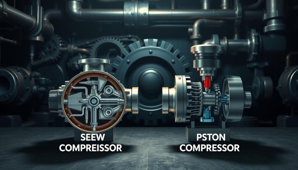 compressor parafuso vs pistão