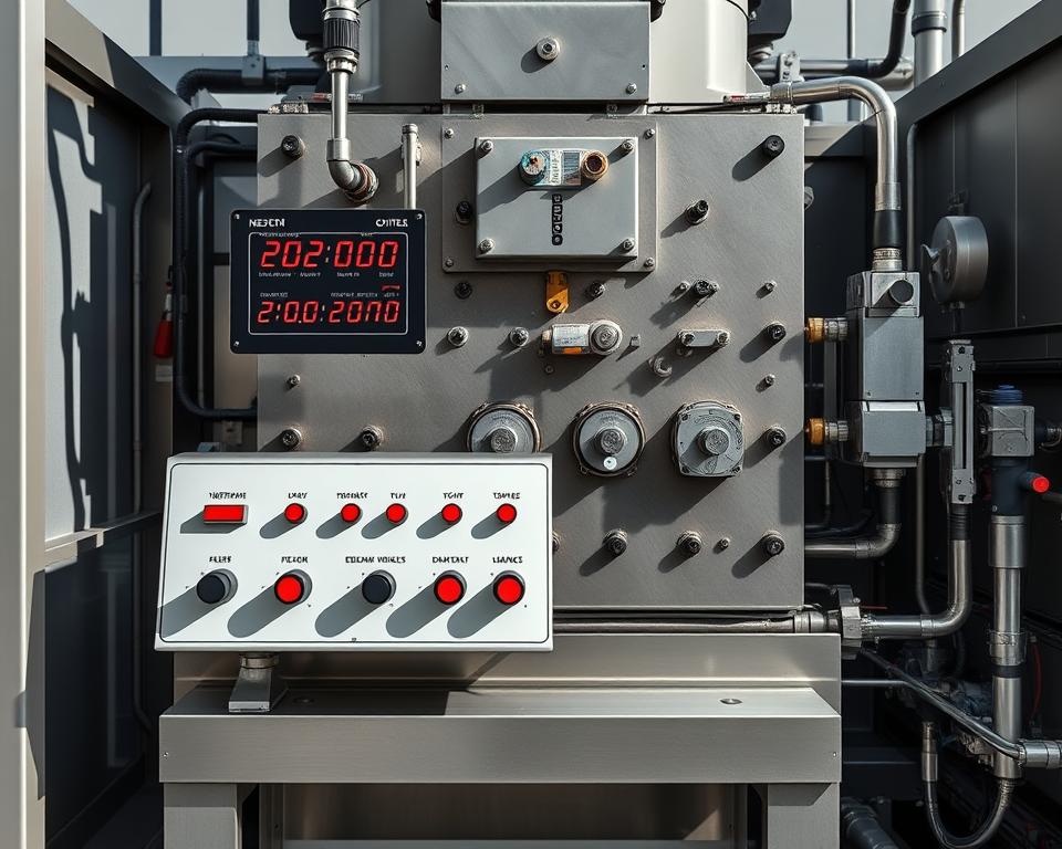 configuração controle temperatura molde injetora