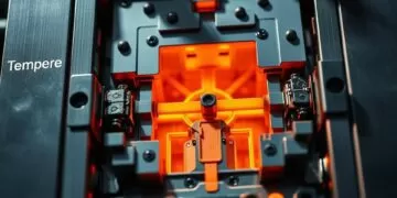 controle temperatura molde injetora