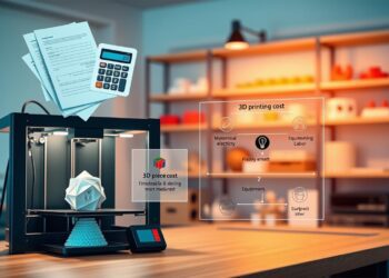 custo peça impressora 3d