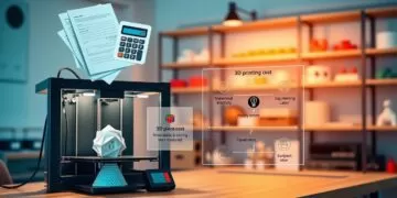 custo peca impressora 3d