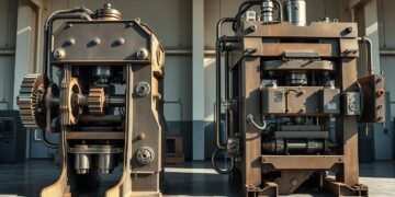 diferença prensa excêntrica vs hidráulica