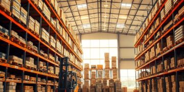 empilhadeira para armazém