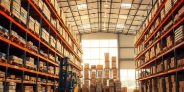 empilhadeira para armazem