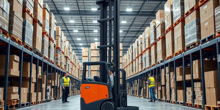 empilhadeira retrátil