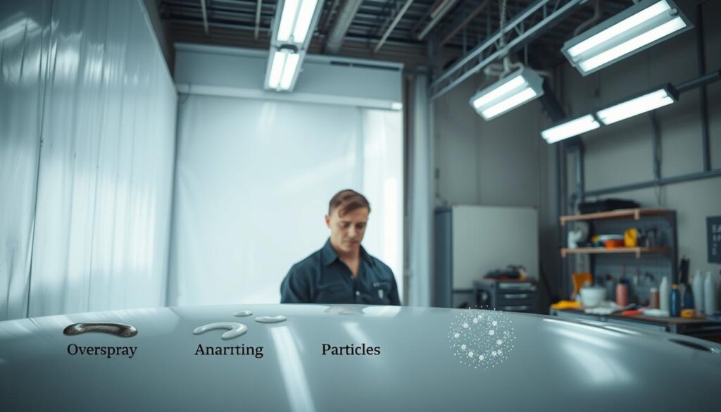 erros comuns na cabine de pintura