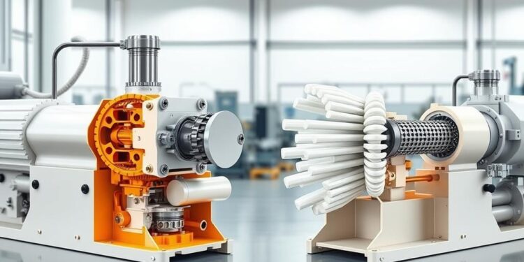 extrusora plástico rígido