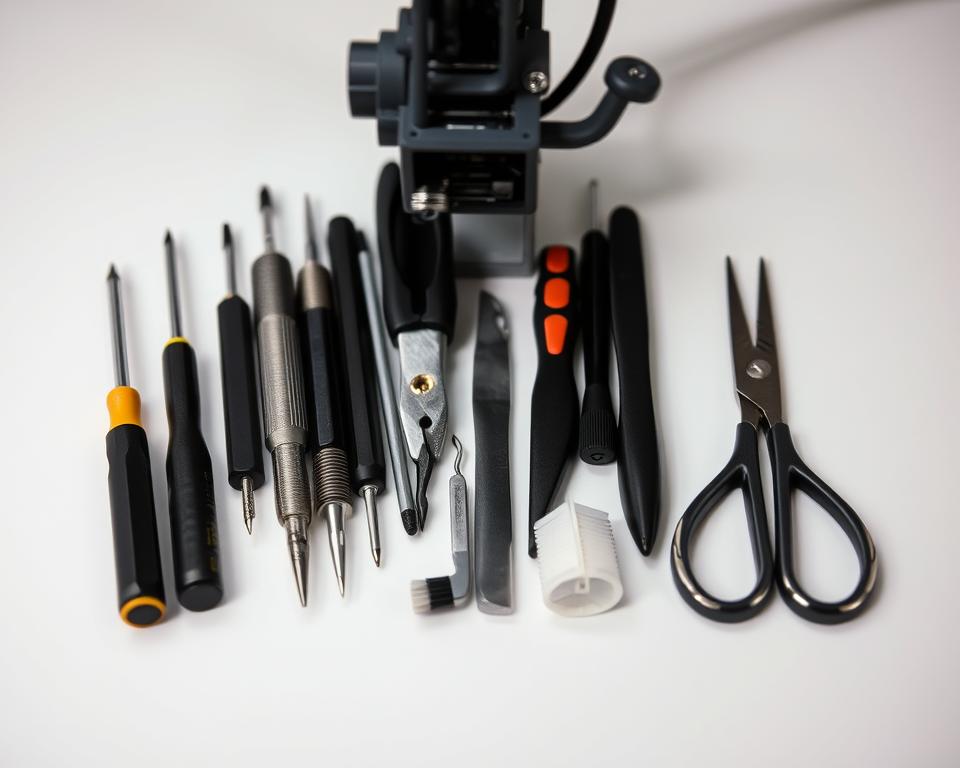 ferramentas para manutenção de impressora 3D