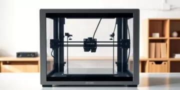 impressora 3d com visor touch