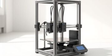 impressora 3d dupla extrusora