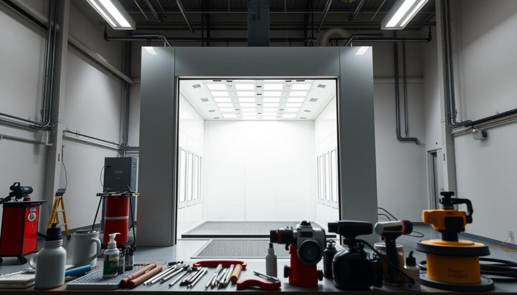 investimento em cabine de pintura
