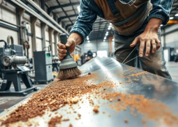 jateamento de peças metálicas