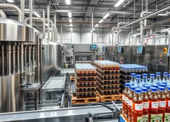 linha de envase de bebidas