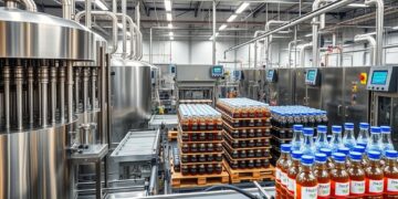 linha de envase de bebidas