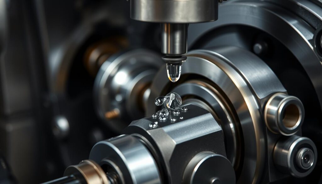 lubrificação de componentes móveis