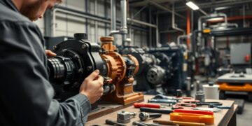 manutenção bomba hidráulica