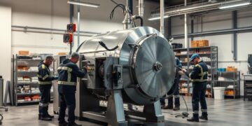 manutenção cilindro misturador