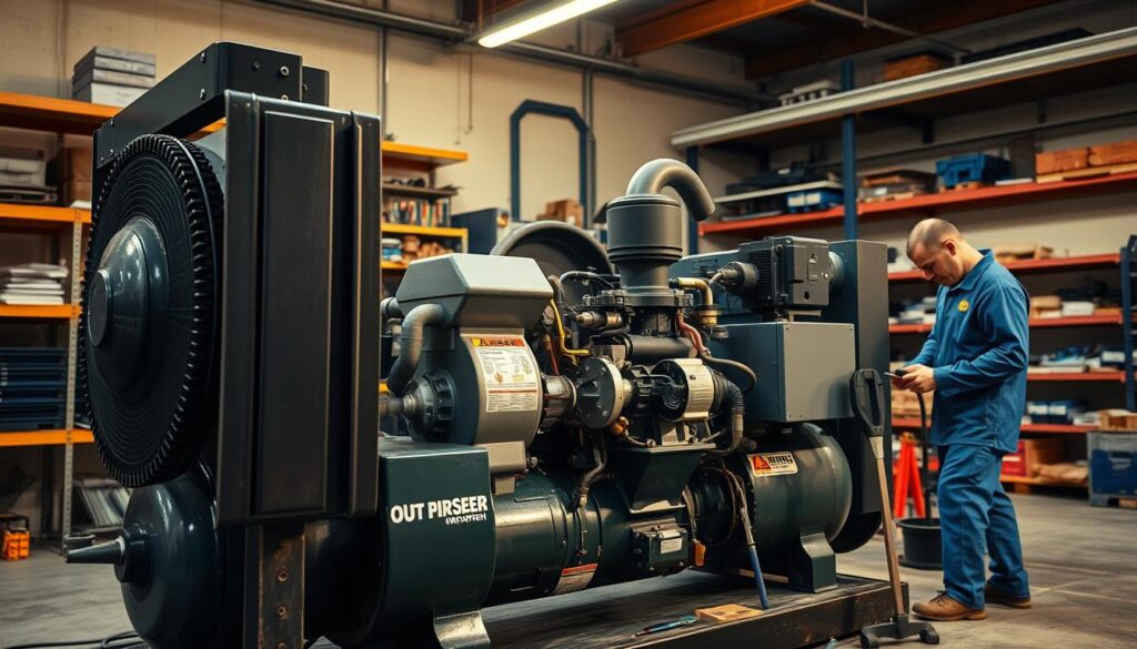 manutenção compressor de ar