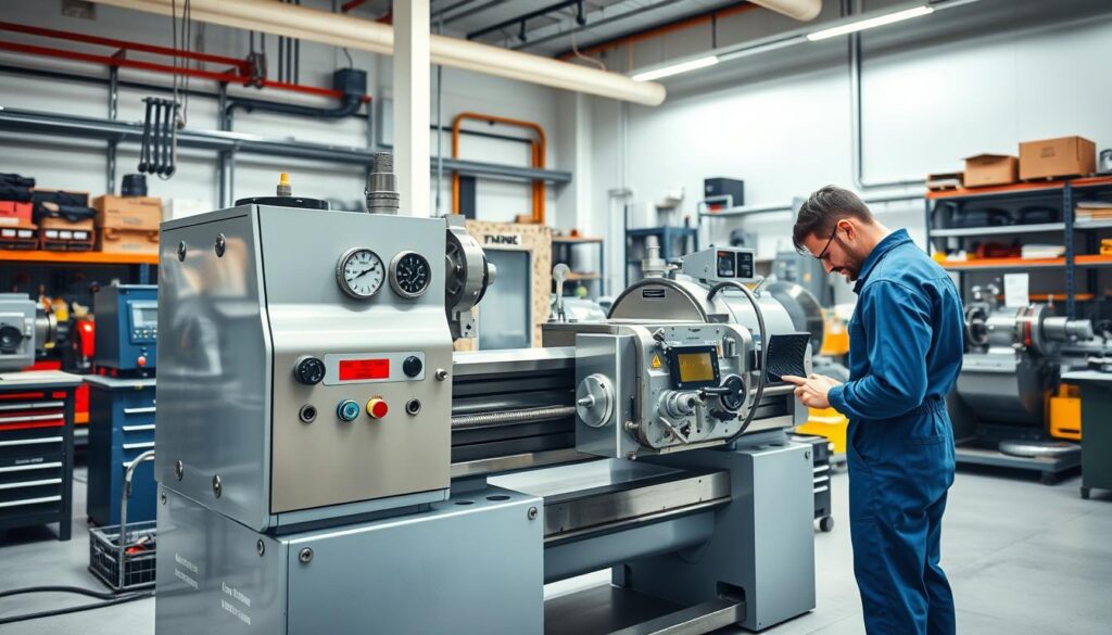 manutenção de torno revólver