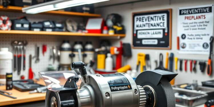 manutenção esmeril