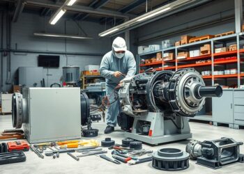 manutenção extrusora