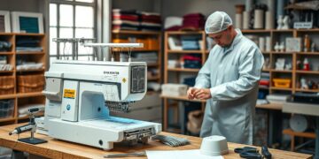 manutenção máquina de bordar