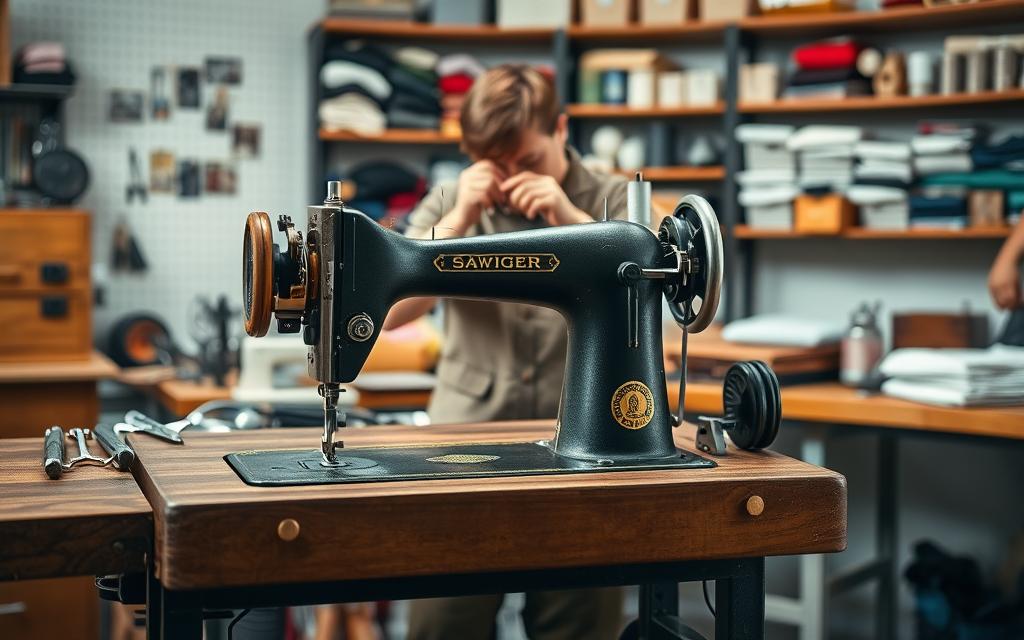 manutenção máquina de costura reta