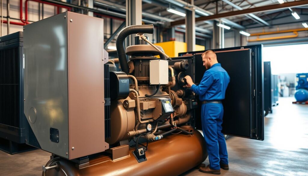 manutenção preventiva compressores