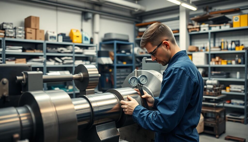 manutenção preventiva torno